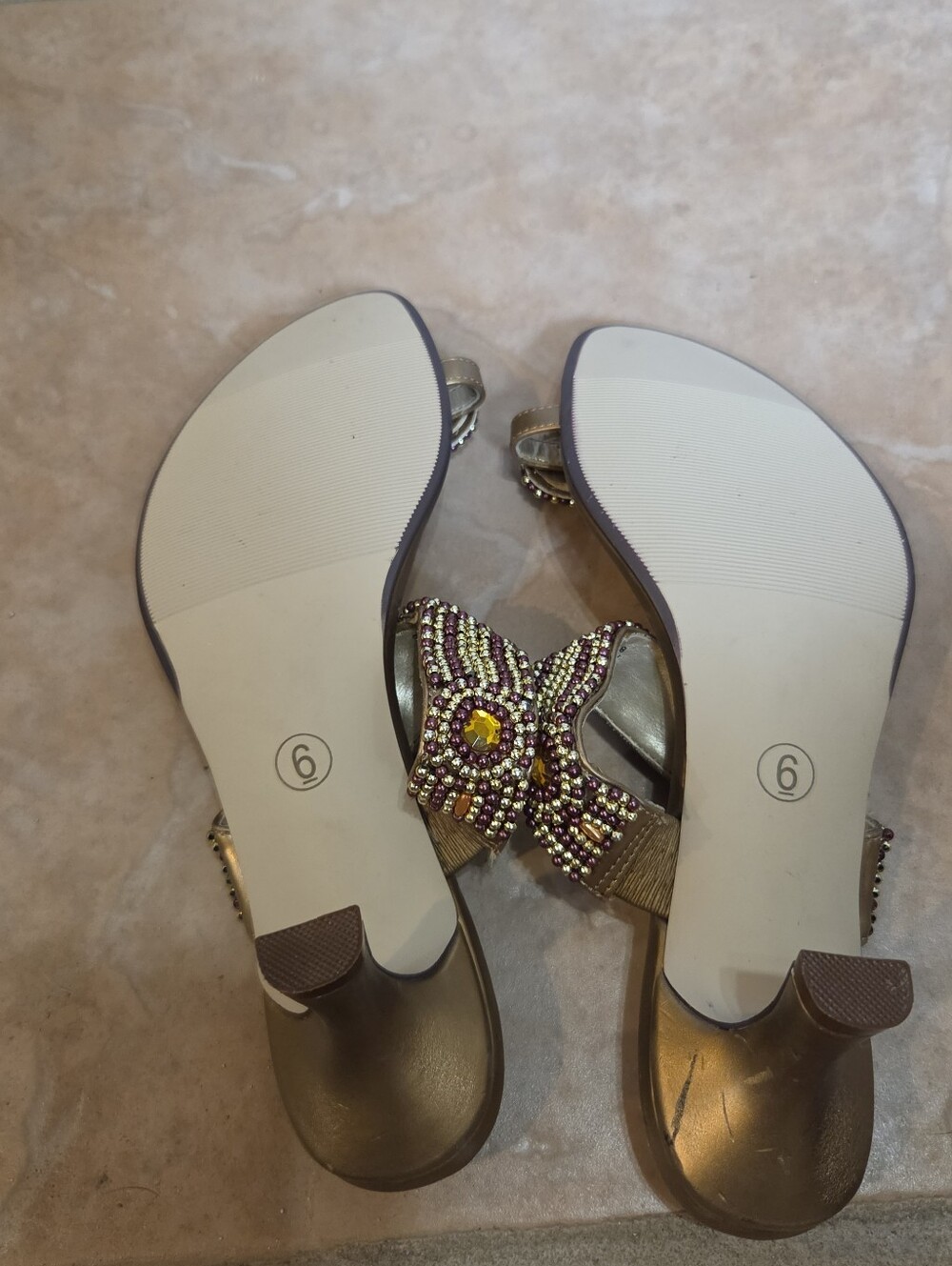 Rialto Beaded Boho Hippie Clubwear Heeled Sandals Summer | 6 - Picture 7 of 7